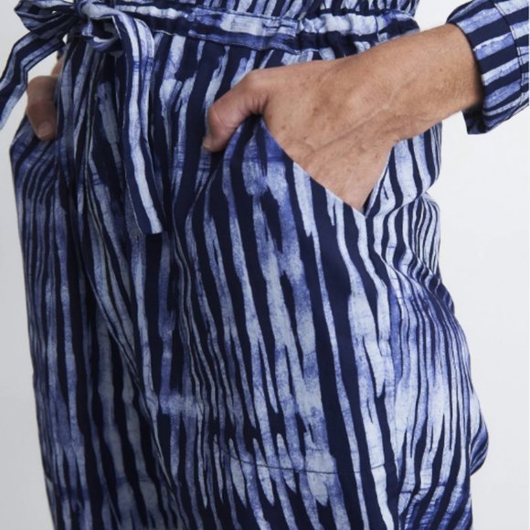 Osei-Duro Fuga Jumpsuit. 100% Cotton Hand Dyed, Batiked. - Picture 2 of 8